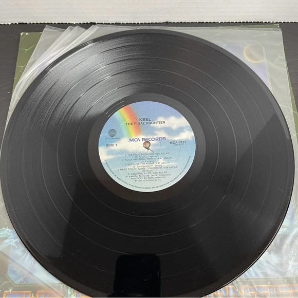 Keel ‎The Final Frontier-  LP Vinyl MCA Records MCA-5727 1986 - Picture 5 of 5